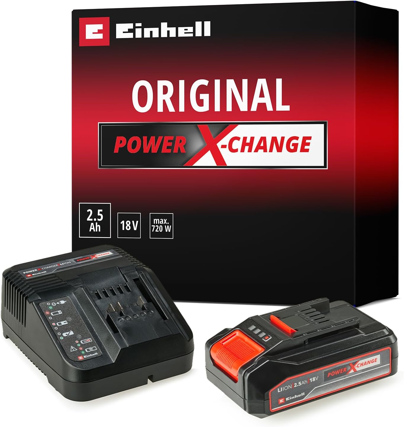 Einhell TP-CD 18/60 Li BL Akülü Vidalama Seti (2,5 Ah Akü ve Şarj Cihazı, 32 Parça Uç Seti ve Çanta Dahildir)