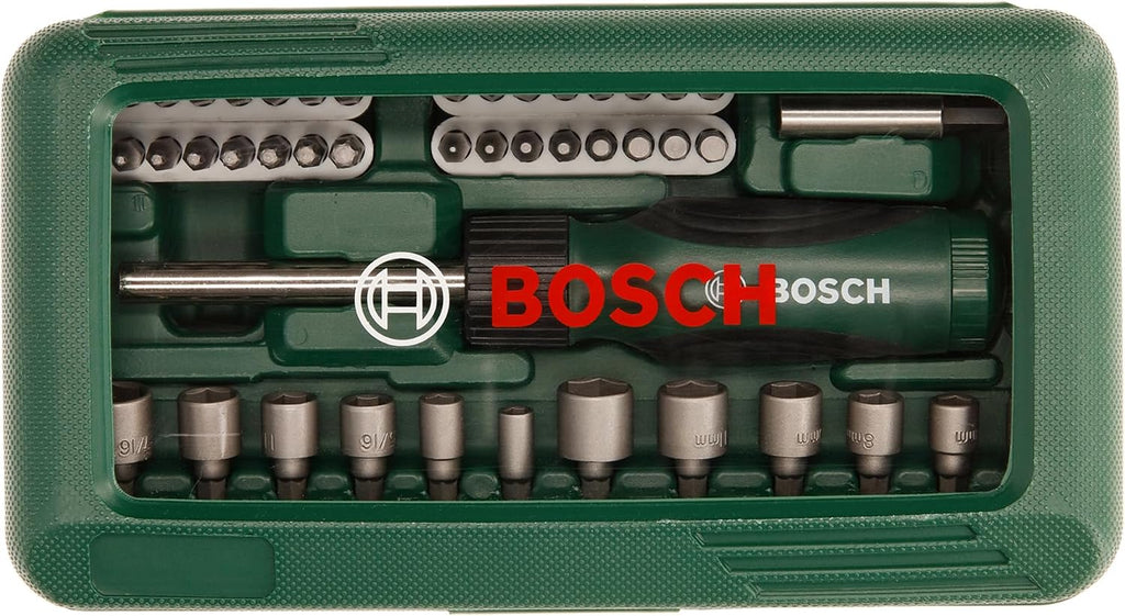 Bosch 46 Parça Tornavida, Vidalama Ve Lokma Uçlu Aksesuar Seti - 2607019504
