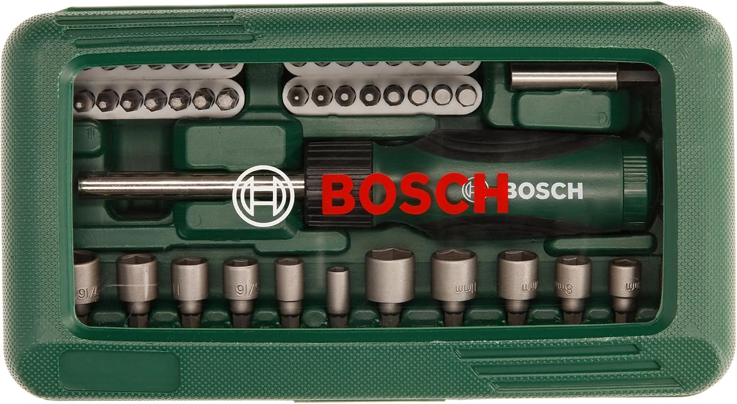 Bosch 46 Parça Tornavida, Vidalama Ve Lokma Uçlu Aksesuar Seti - 2607019504