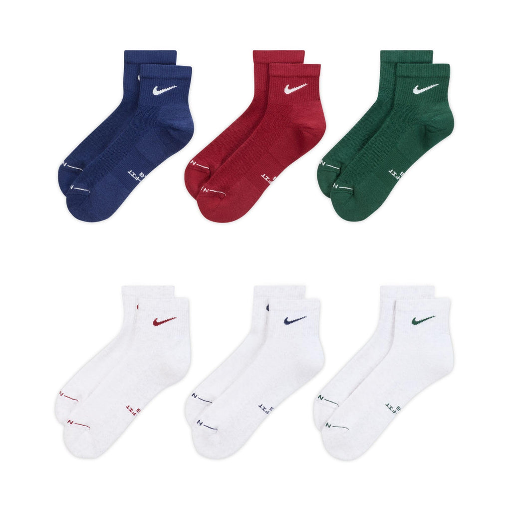 Nike Unisex Adult Everyday Elevated Ankle Socks (6-Pack) | Mens and Womens