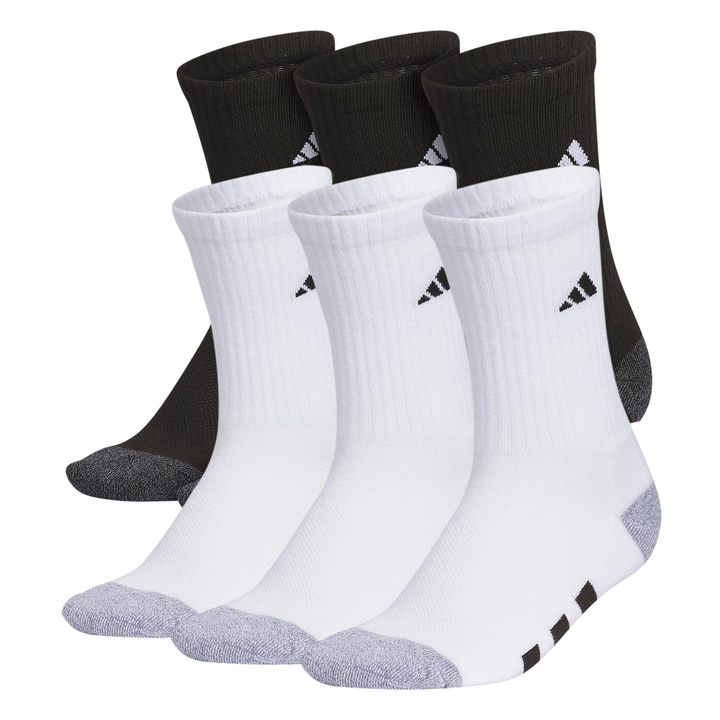 adidas Kids Athletic Cushioned Crew Socks 6 Pairs