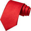 JEMYGINS Solid Color Tie Mens Necktie for Business and Wedding