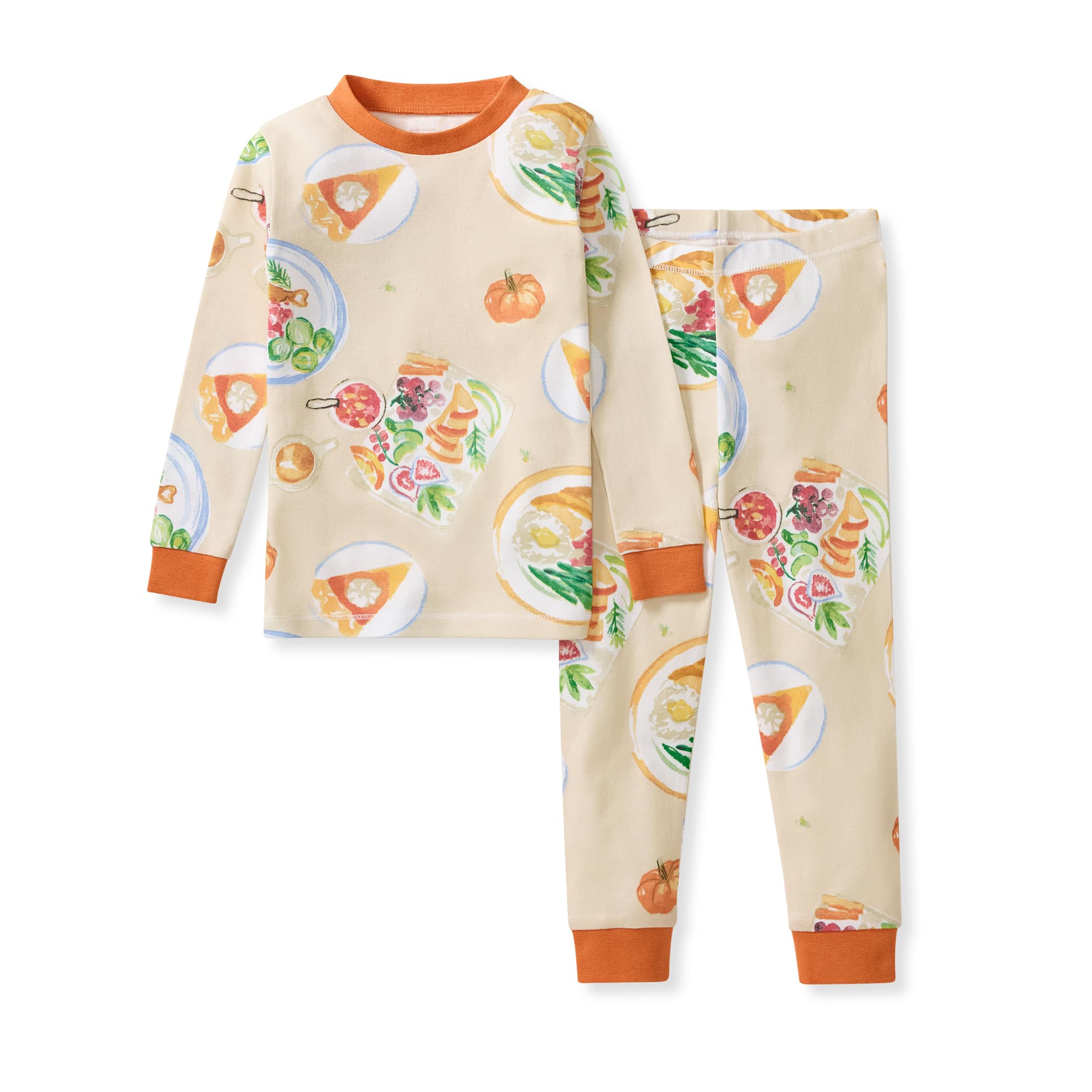 Burt's Bees Baby Organic Cotton Pajamas for Boys, Toddler PJ Set, 2-PC