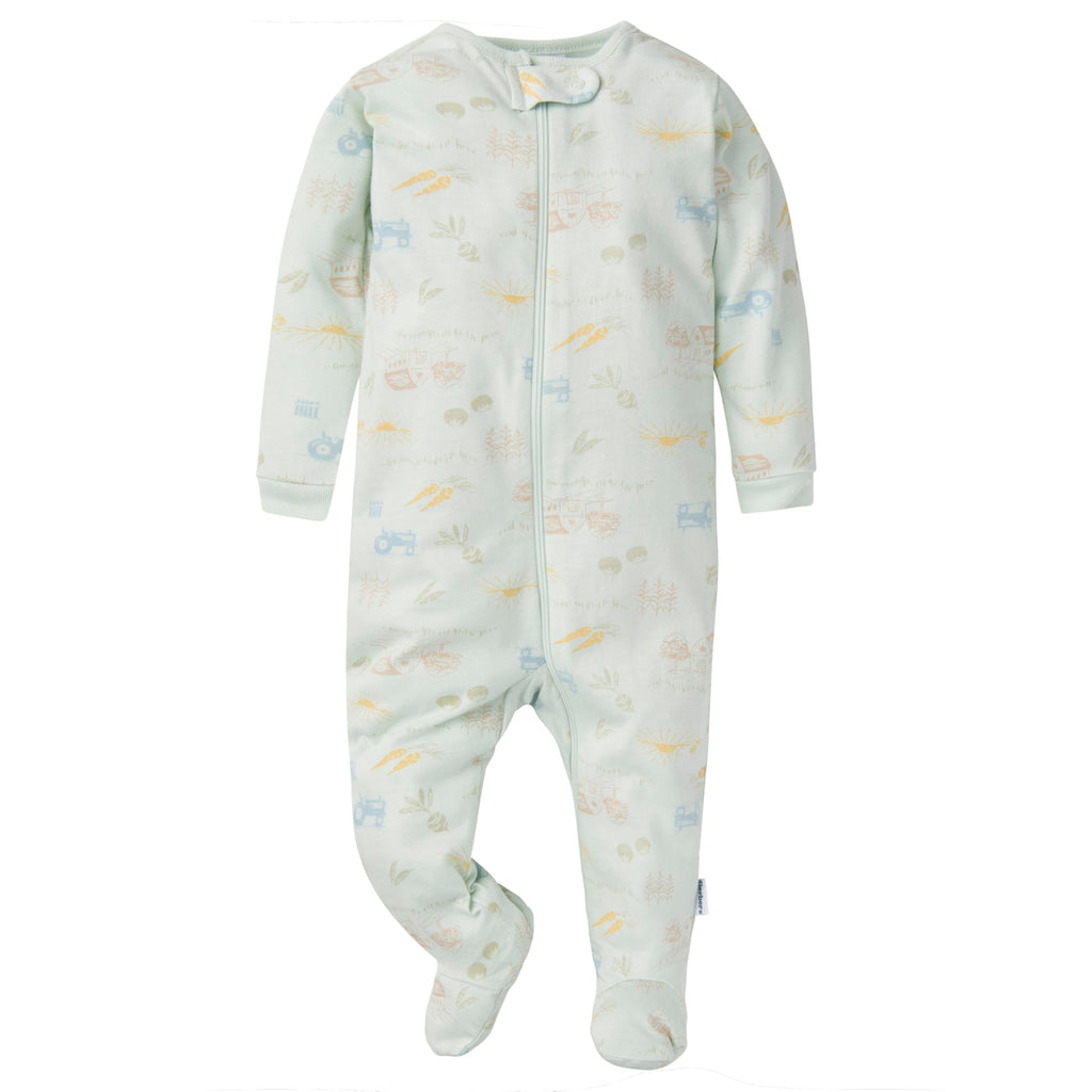 Gerber Baby Girls 4-Pack Sleep 'N Play Footie