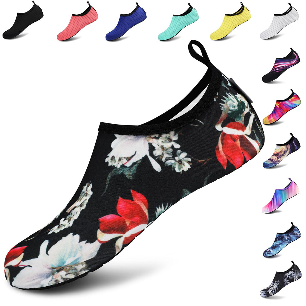 VIFUUR Water Shoes for Men Women Barefoot Quick Dry Aqua Socks Slip On