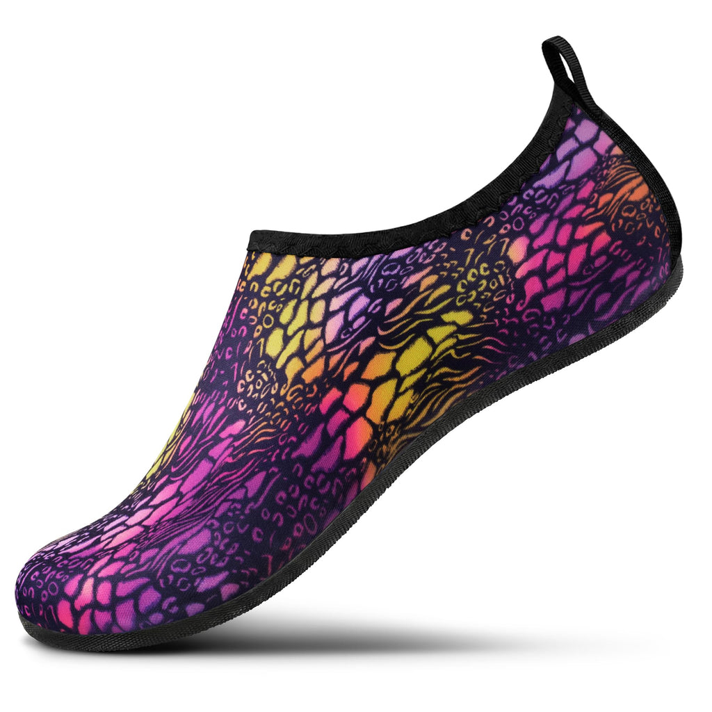 SEEKWAY Water Shoes Women Men Adult Quick-Dry Aqua Socks Barefoot Non Slip for Beach Swim River Pool Lake surf Black SK002(U)