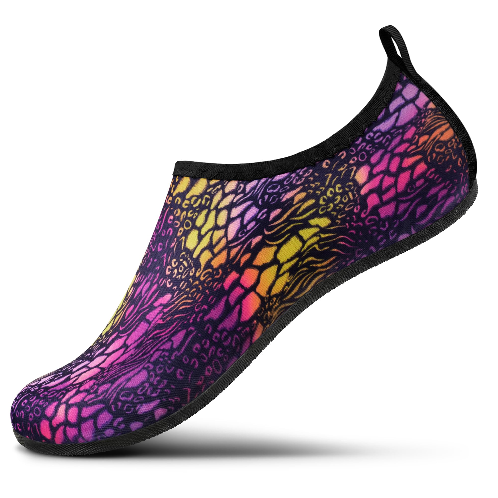 SEEKWAY Water Shoes Women Men Adult Quick-Dry Aqua Socks Barefoot Non Slip for Beach Swim River Pool Lake surf Black SK002(U)