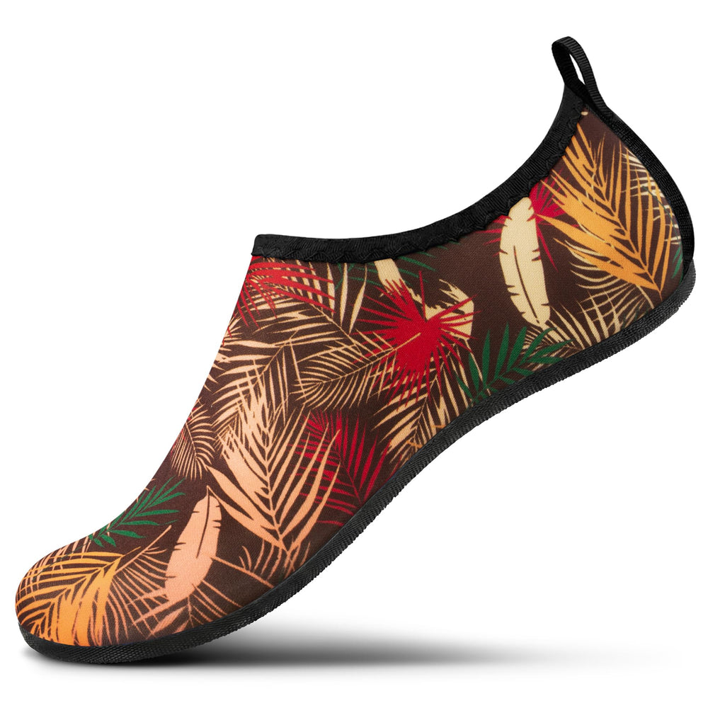 SEEKWAY Water Shoes Women Men Adult Quick-Dry Aqua Socks Barefoot Non Slip for Beach Swim River Pool Lake surf Black SK002(U)
