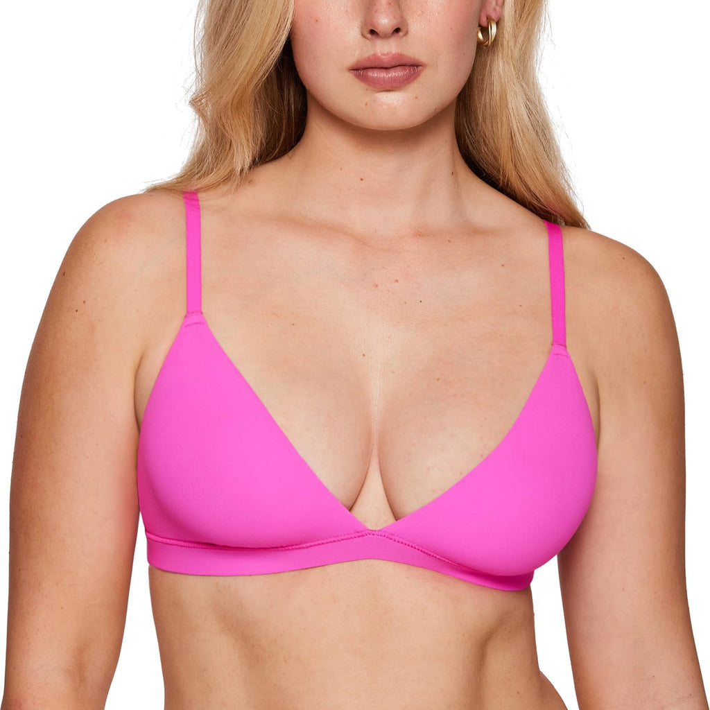 INLYRIC Women's Unlined Triangle Bralette