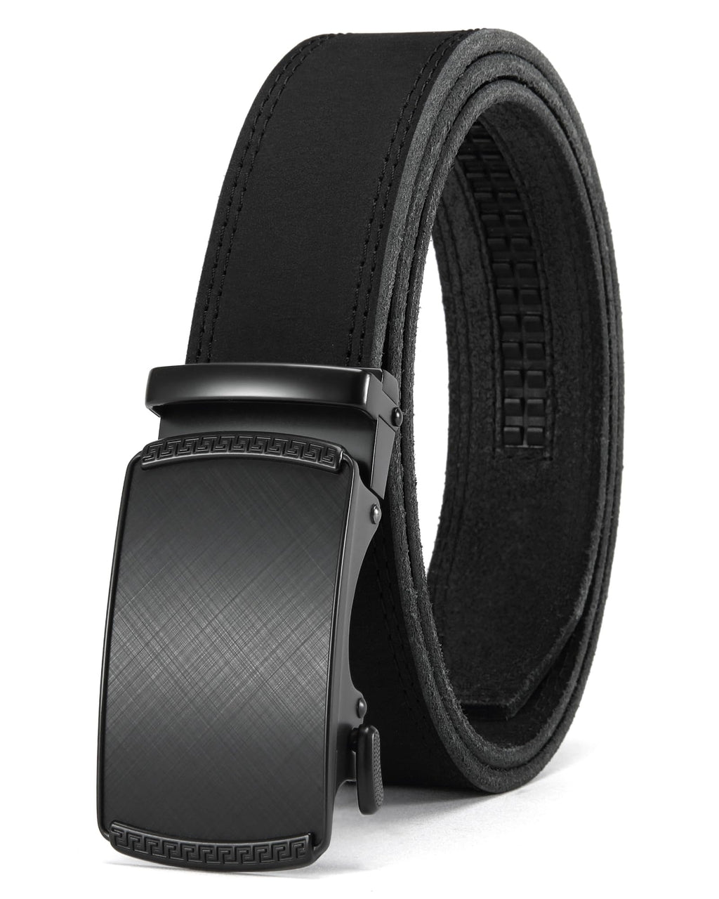 CHAOREN Men's Leather Ratchet Belt - Customizable Fit (35mm)