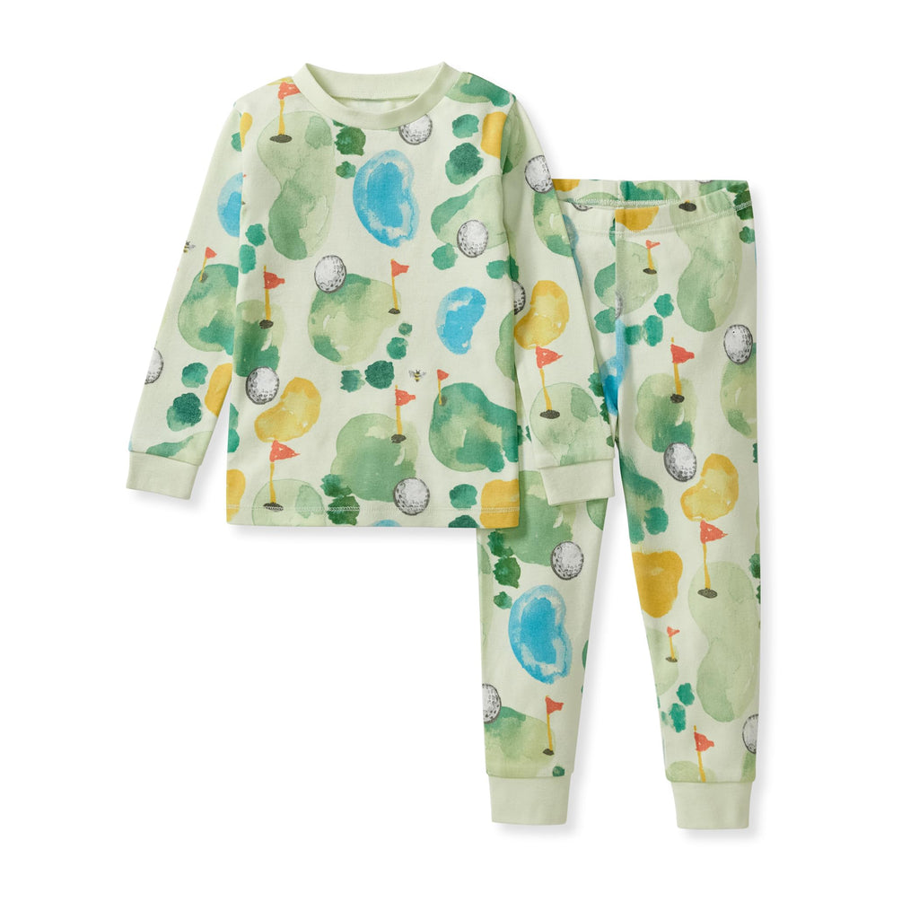 Burt's Bees Baby Organic Cotton Pajamas for Boys, Toddler PJ Set, 2-PC