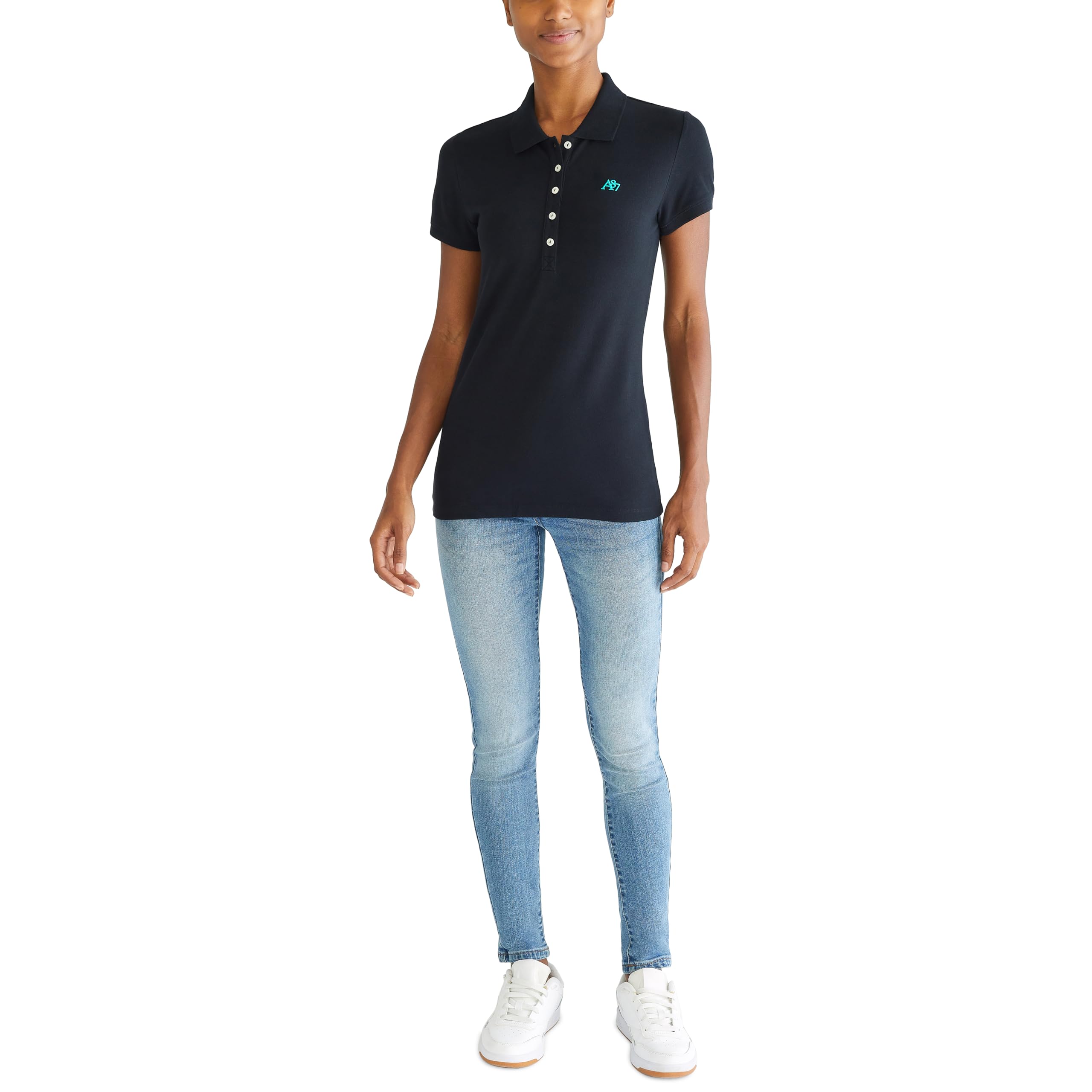 AEROPOSTALE Women's Aero Solid A87 Polo