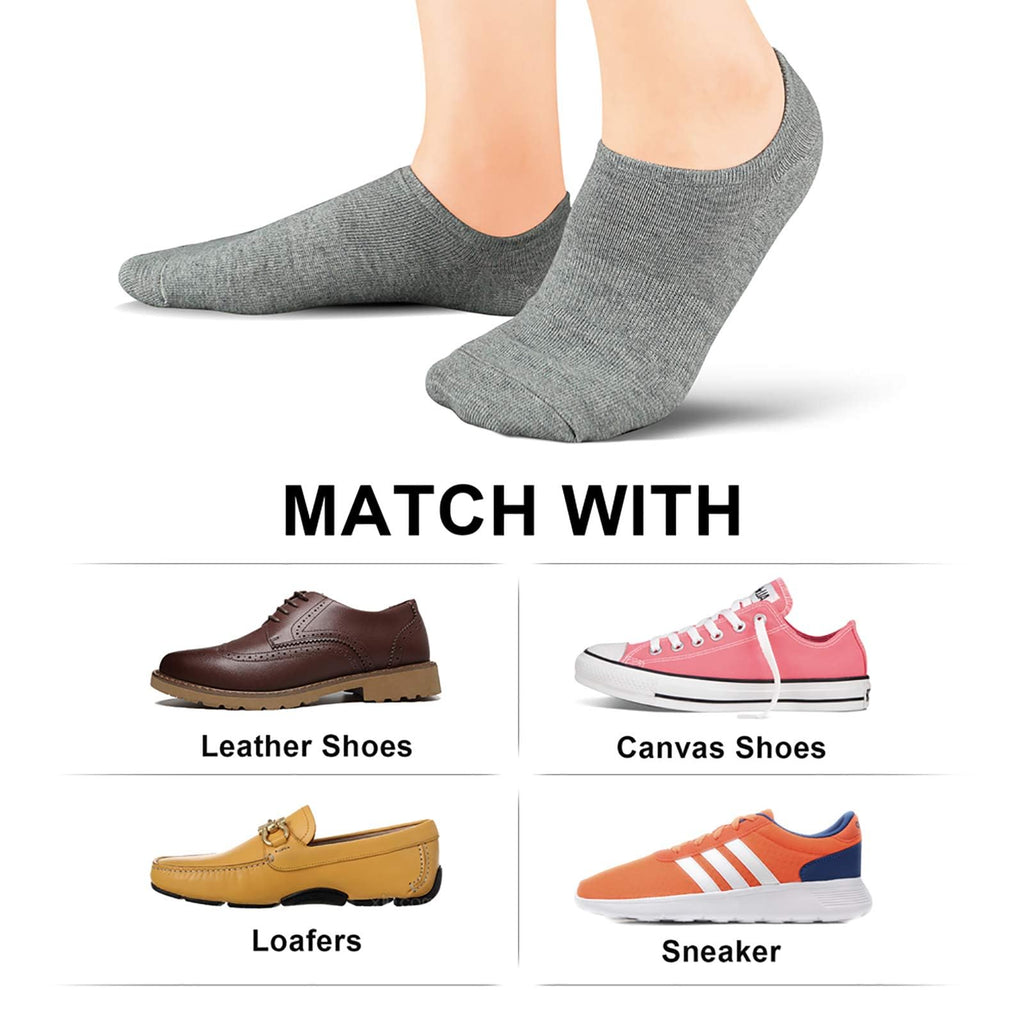 wernies No Show Socks Women Low Cut Ankle Socks Non Slip 4/8 Pairs
