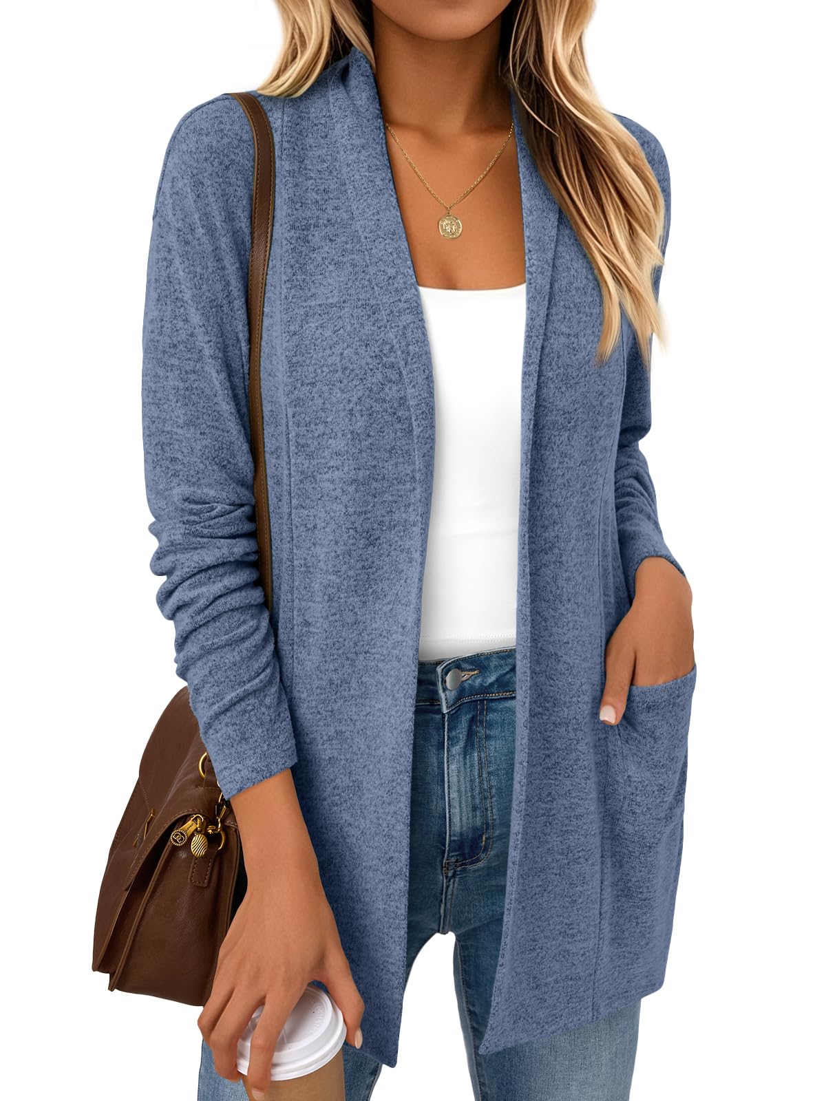 LILLUSORY Cardigan for Women Lightweight Cardigans Fall Fashion Outfits