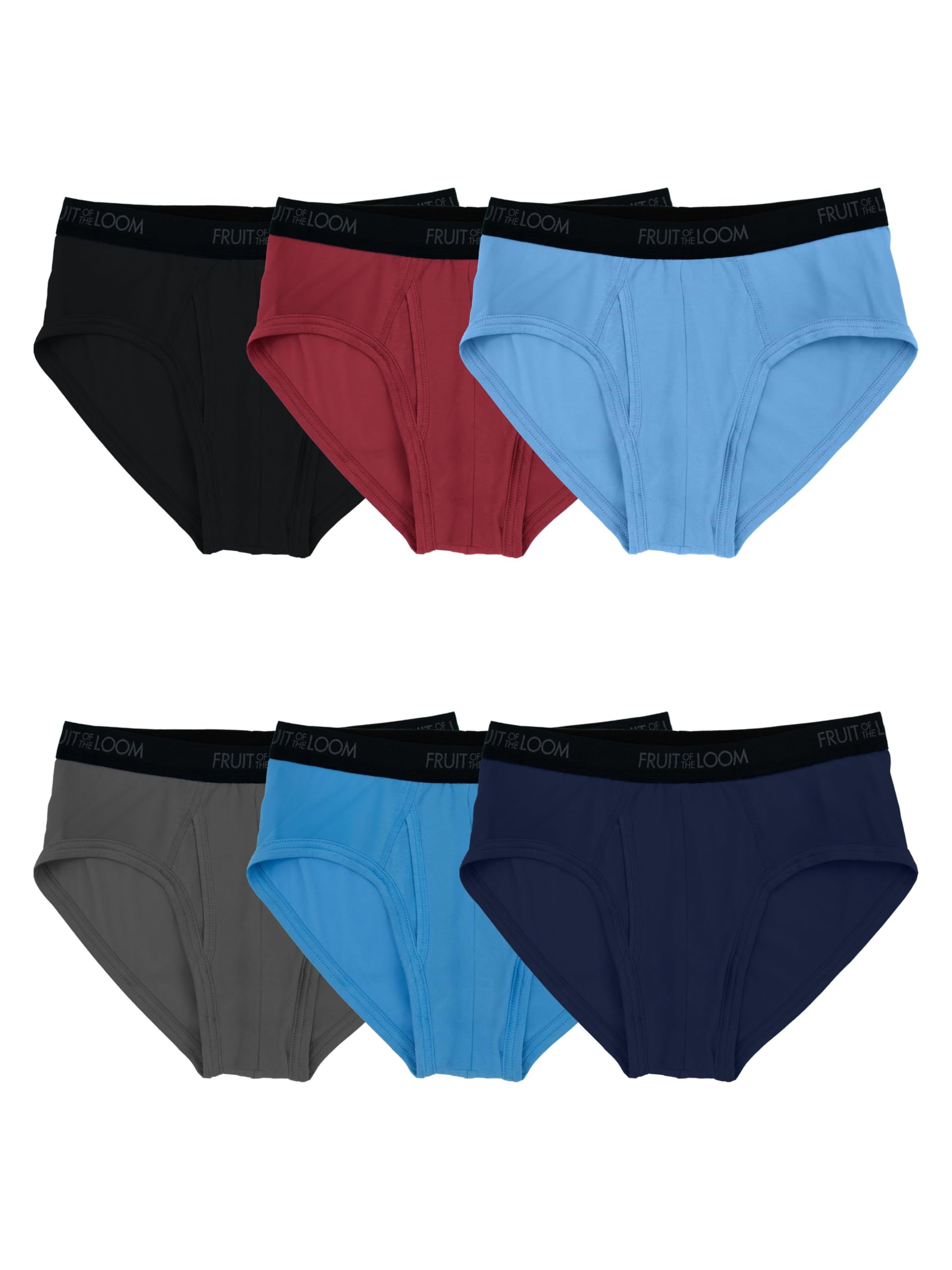 Fruit of the Loom Men's Underwear Briefs, Tag Free & Moisture Wicking