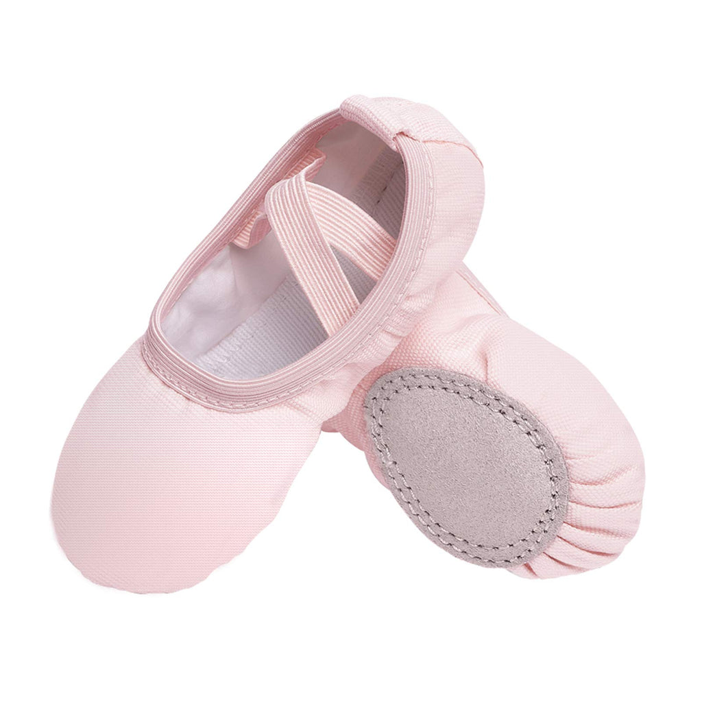 Stelle Canvas Ballet Shoes Toddler Girls No-Tie Split Sole Ballet Slippers