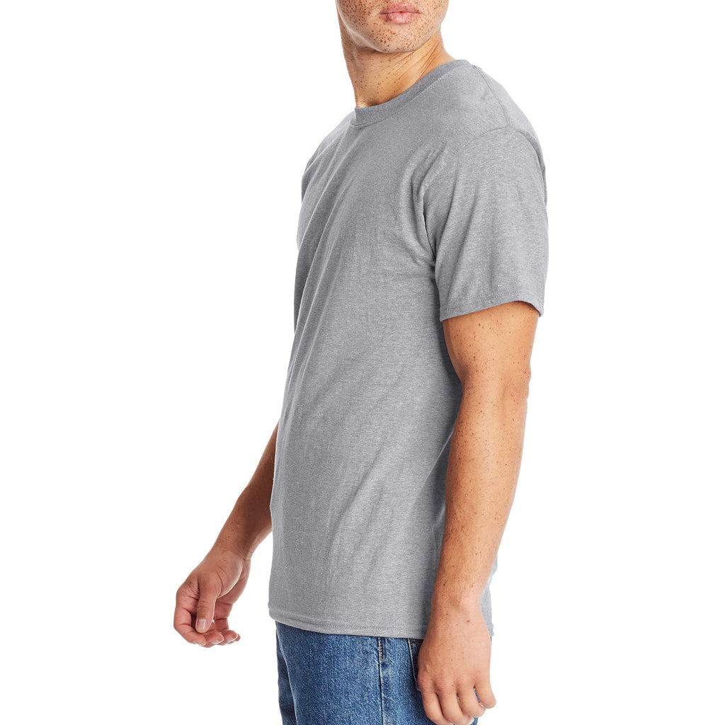 Hanes Men's Beefy-T T-Shirt, Heavyweight Cotton T-Shirts for Men, 1 or 2 Pack, Men's Tees (Tall