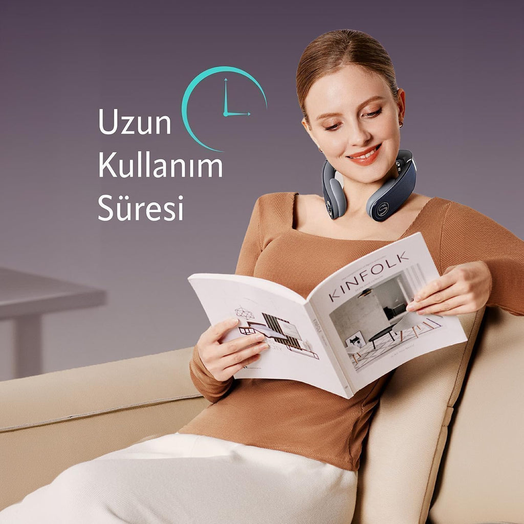 SKG G7 Pro Fold | TENS-EMS Akıllı Boyun Masaj Aleti | Mobil APP | Isı Terapisi-Termoterapi | Titreşim Masajı