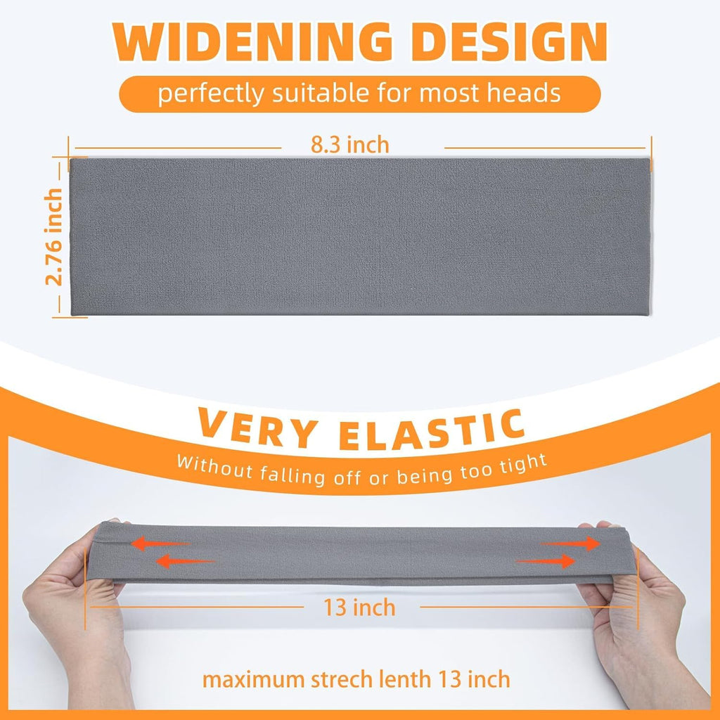 Headbands for Women 8PCS, Summer-Exclusive Elastic Non Slip Hair Head Bands