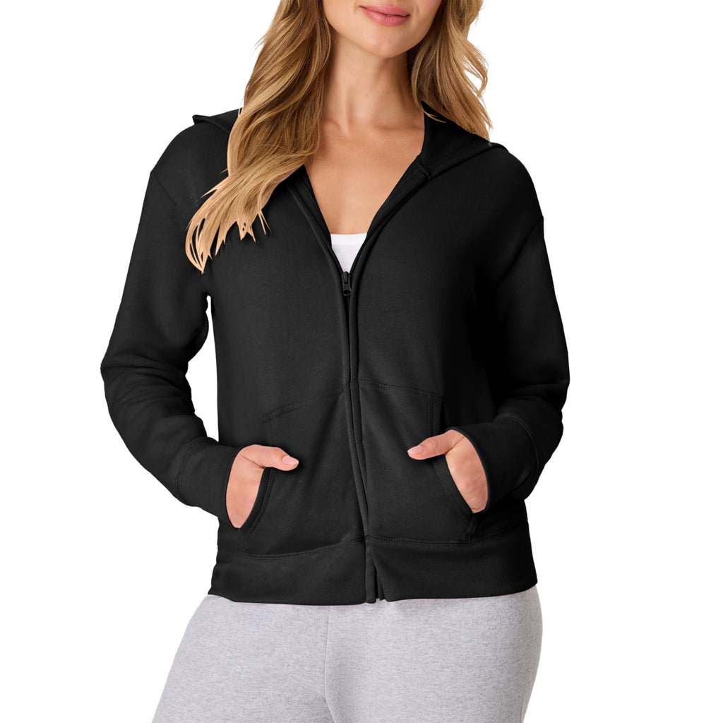 Hanes Women's EcoSmart Fleece Sweatshirt for Women, Soft Midweight - Full-Zip Hoodie, Sweatshirt, or 1/4 Zip
