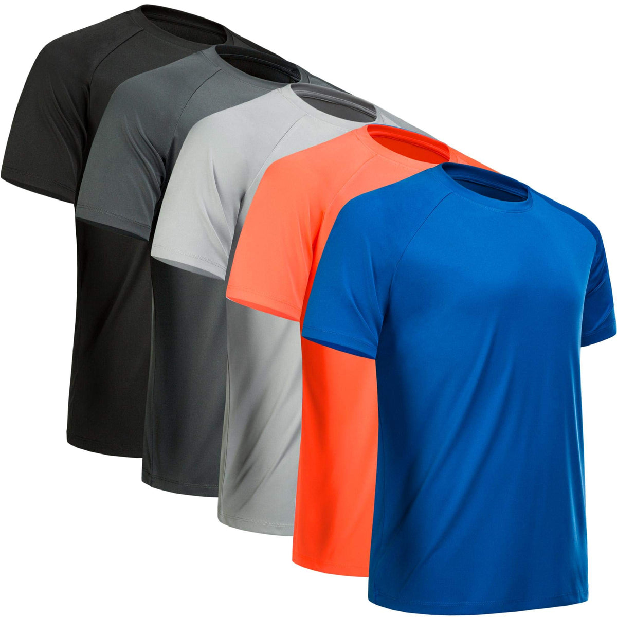 Workout Shirts for Men Short Sleeve Quick Dry Gym T Shirt
