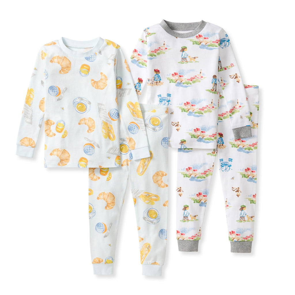 Burt's Bees Baby Organic Cotton Pajamas for Boys, Toddler PJ Set, 2-PC