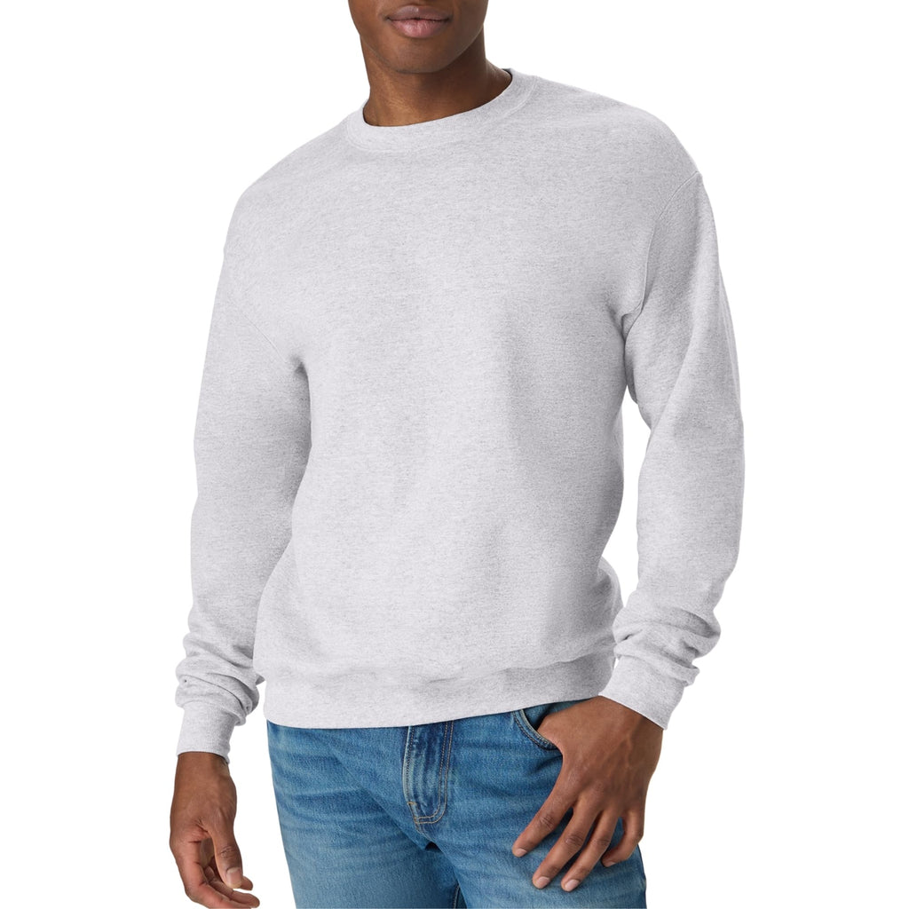 Hanes Men's Sweatshirt, EcoSmart Fleece Crewneck Sweatshirt, Big & Tall Available, 1 or 2-Pack