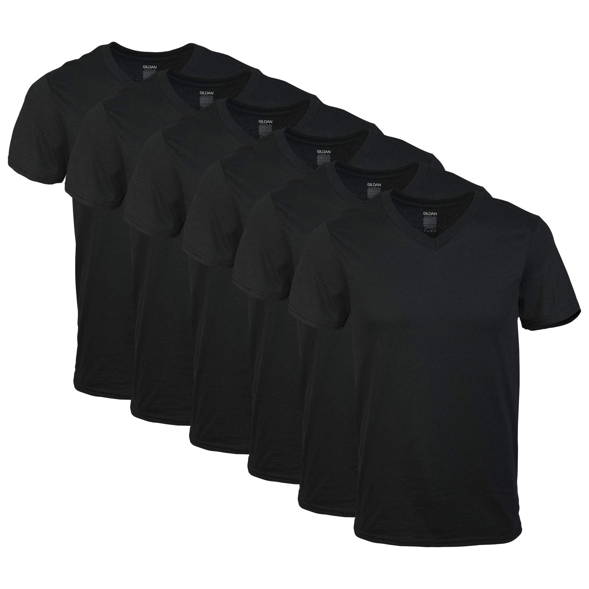 Gildan Men's V-Neck T-Shirts, Multipack, Style G1103