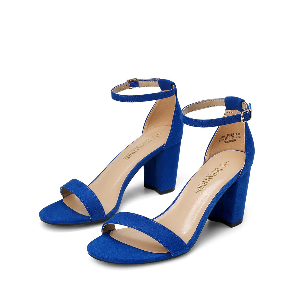 DREAM PAIRS Women's Comfort Block Heel Sandals