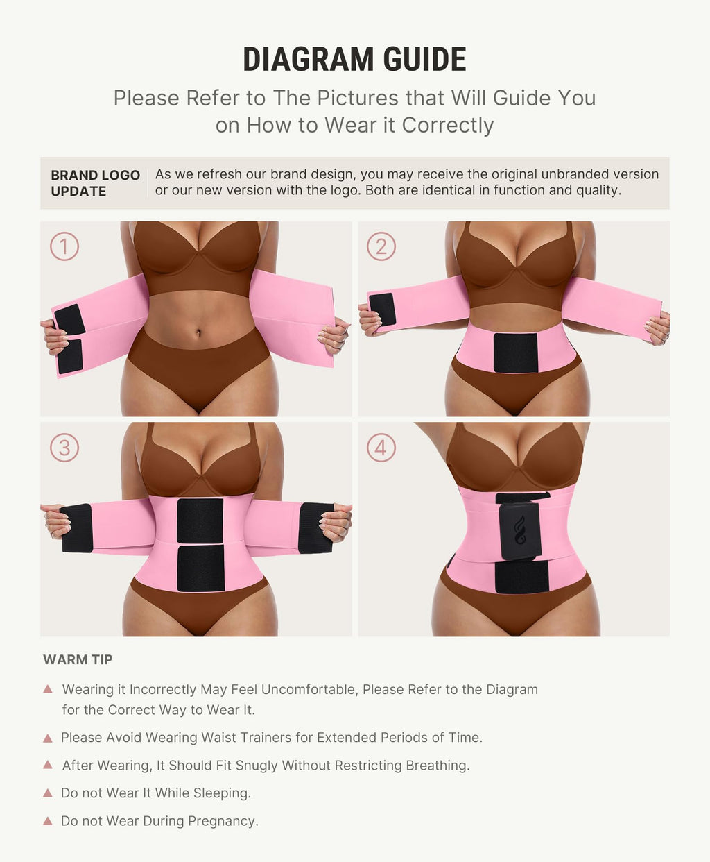 FeelinGirl Waist Trainer Belt Cincher Corset Tummy Control Faja Body Shaper