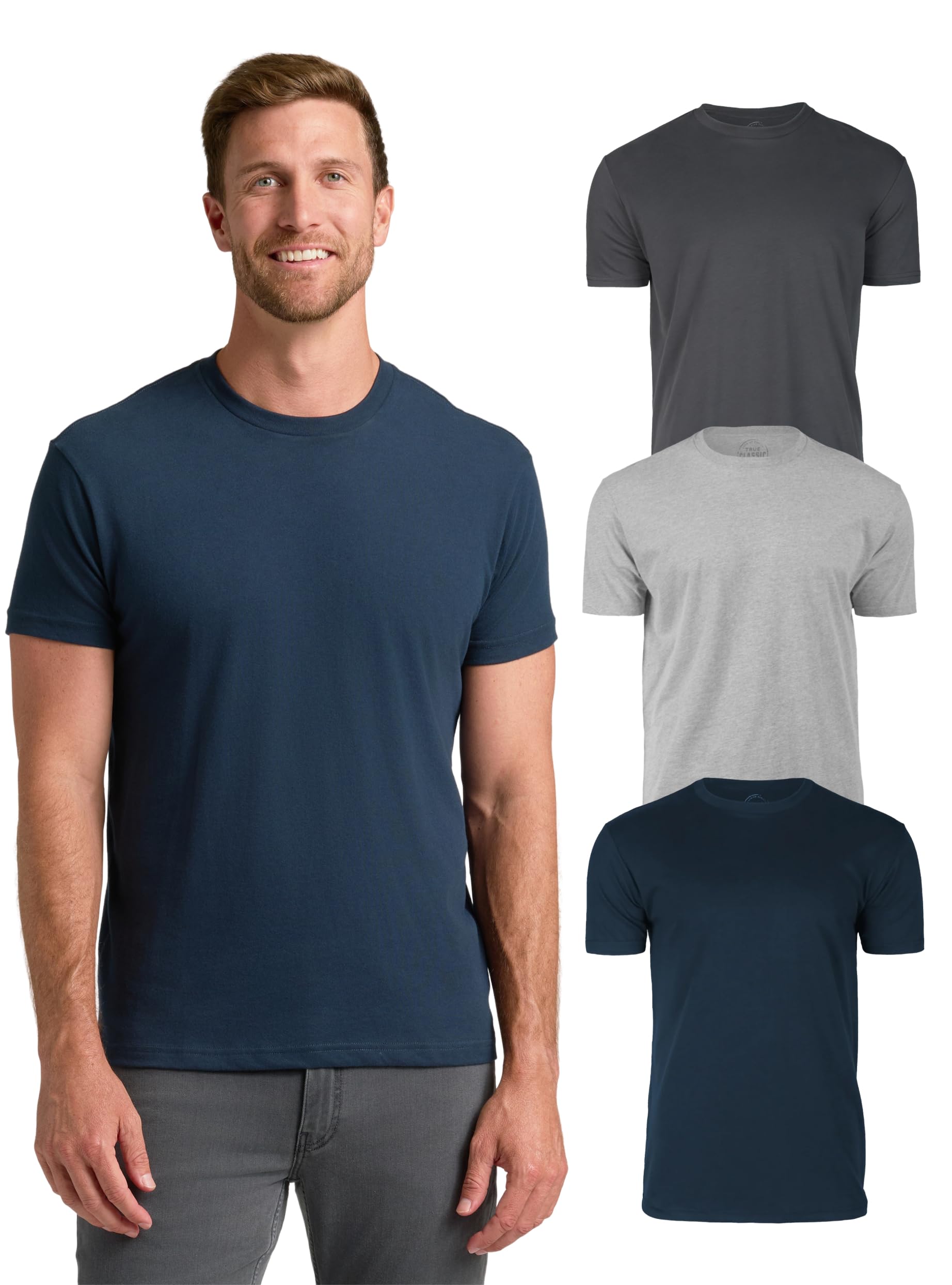 True Classic Mens T-Shirts – Short Sleeve Crew