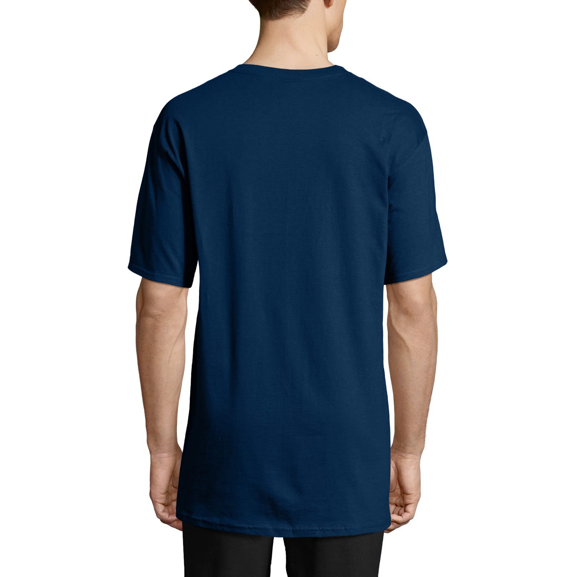 Hanes Men's Beefy-T T-Shirt, Heavyweight Cotton T-Shirts for Men, 1 or 2 Pack, Men's Tees (Tall