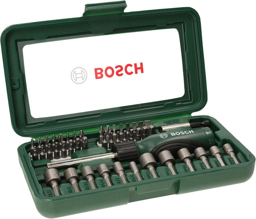 Bosch 46 Parça Tornavida, Vidalama Ve Lokma Uçlu Aksesuar Seti - 2607019504