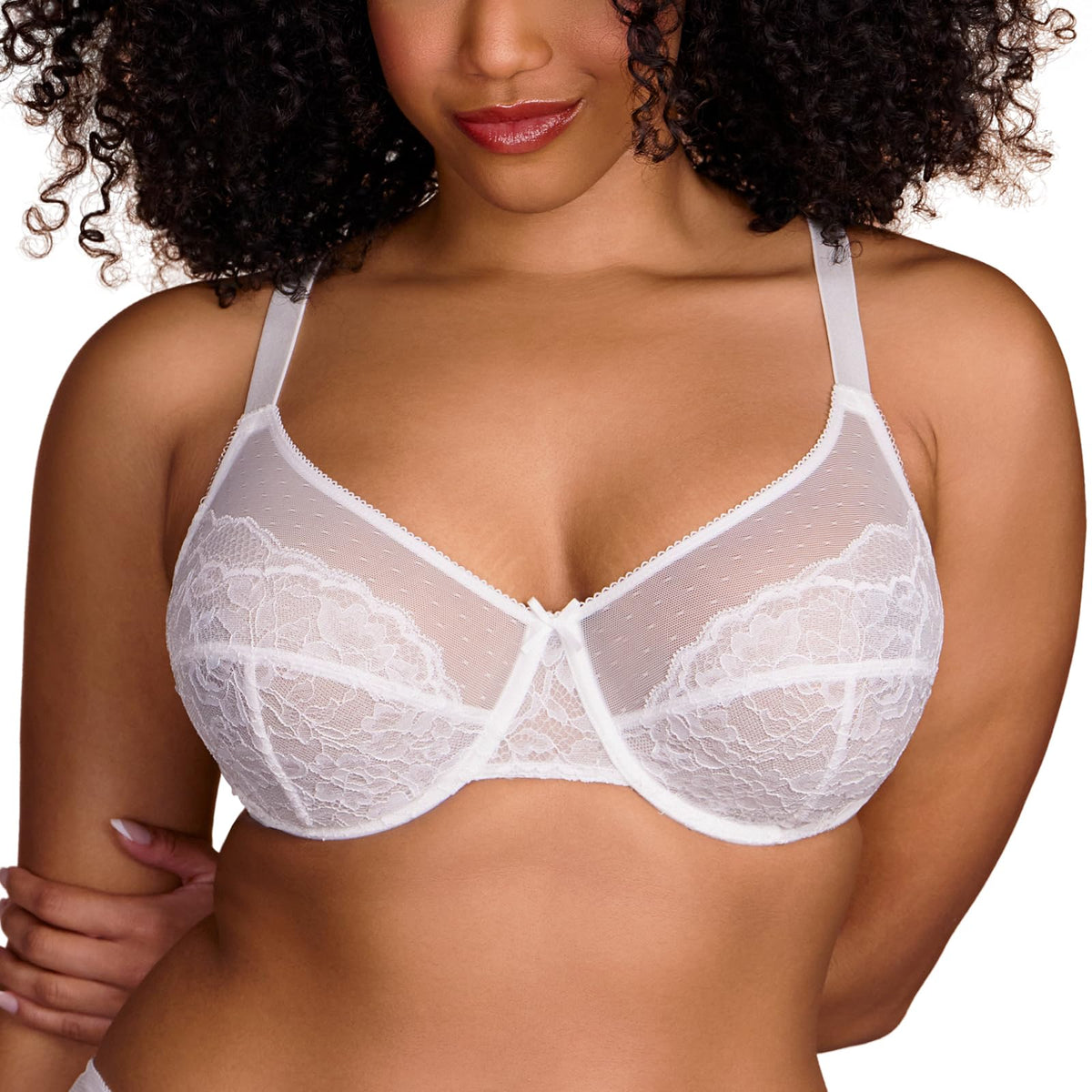 HSIA Minimizer Bras for Women Enchante Lace Underwire Bra for Heavy Breast