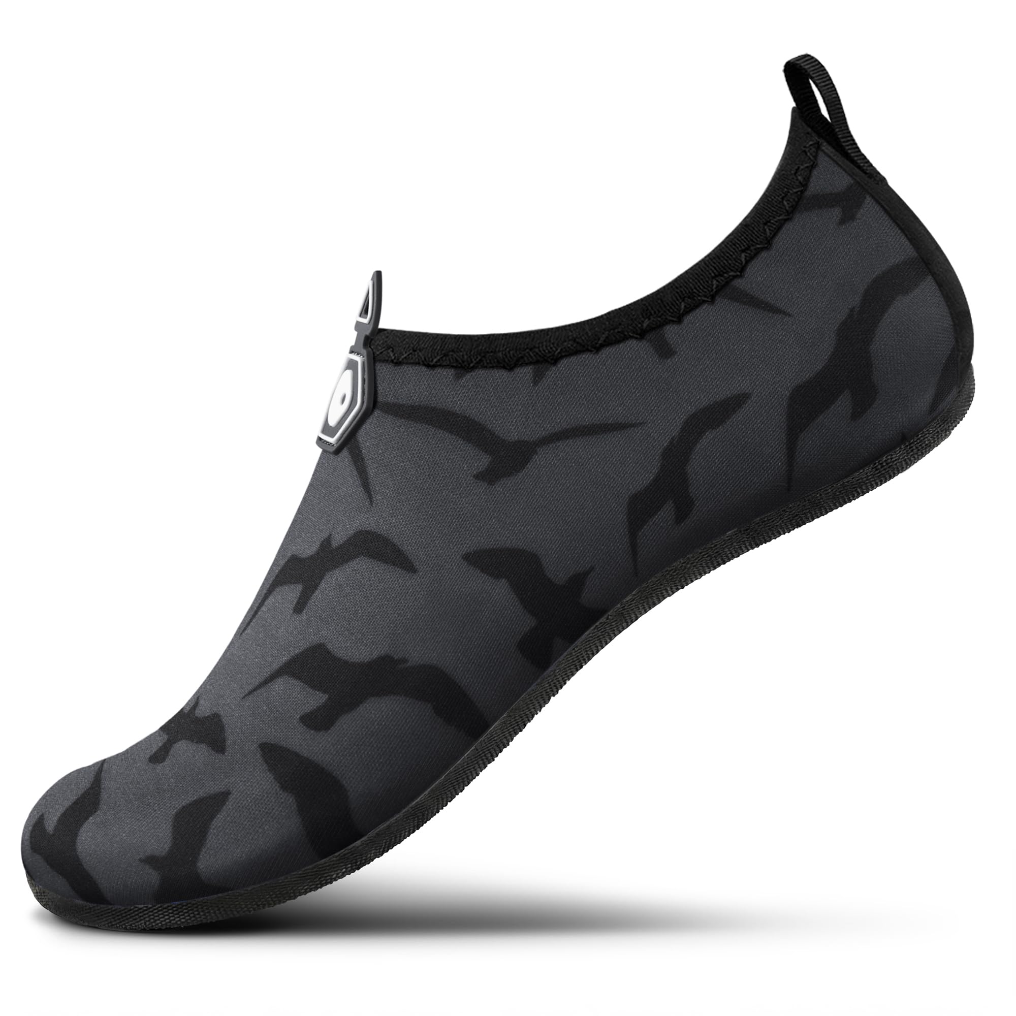 SEEKWAY Water Shoes Women Men Adult Quick-Dry Aqua Socks Barefoot Non Slip for Beach Swim River Pool Lake surf Black SK002(U)