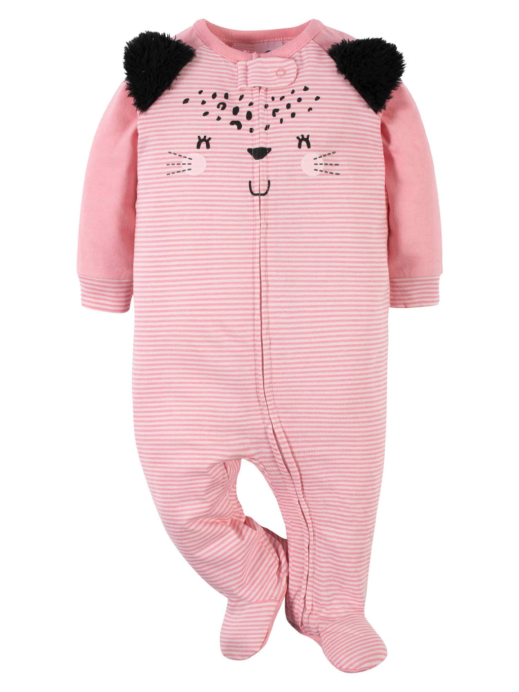 Gerber Baby Girls 4-Pack Sleep 'N Play Footie