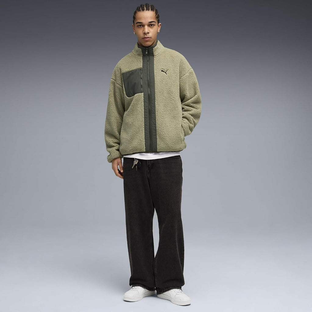 PUMA Reversible Sherpa Jacket Mont Erkek