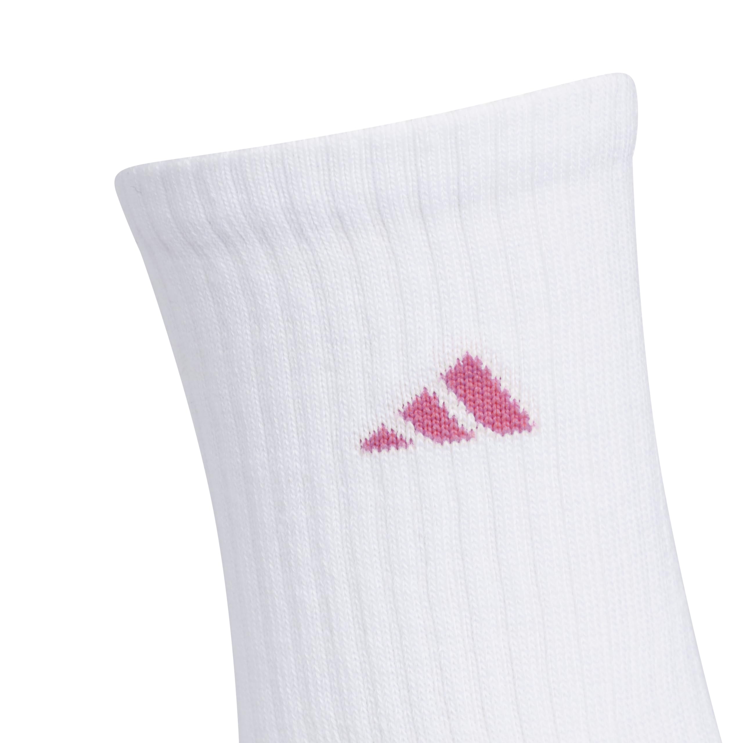 adidas Kids Athletic Cushioned Crew Socks 6 Pairs