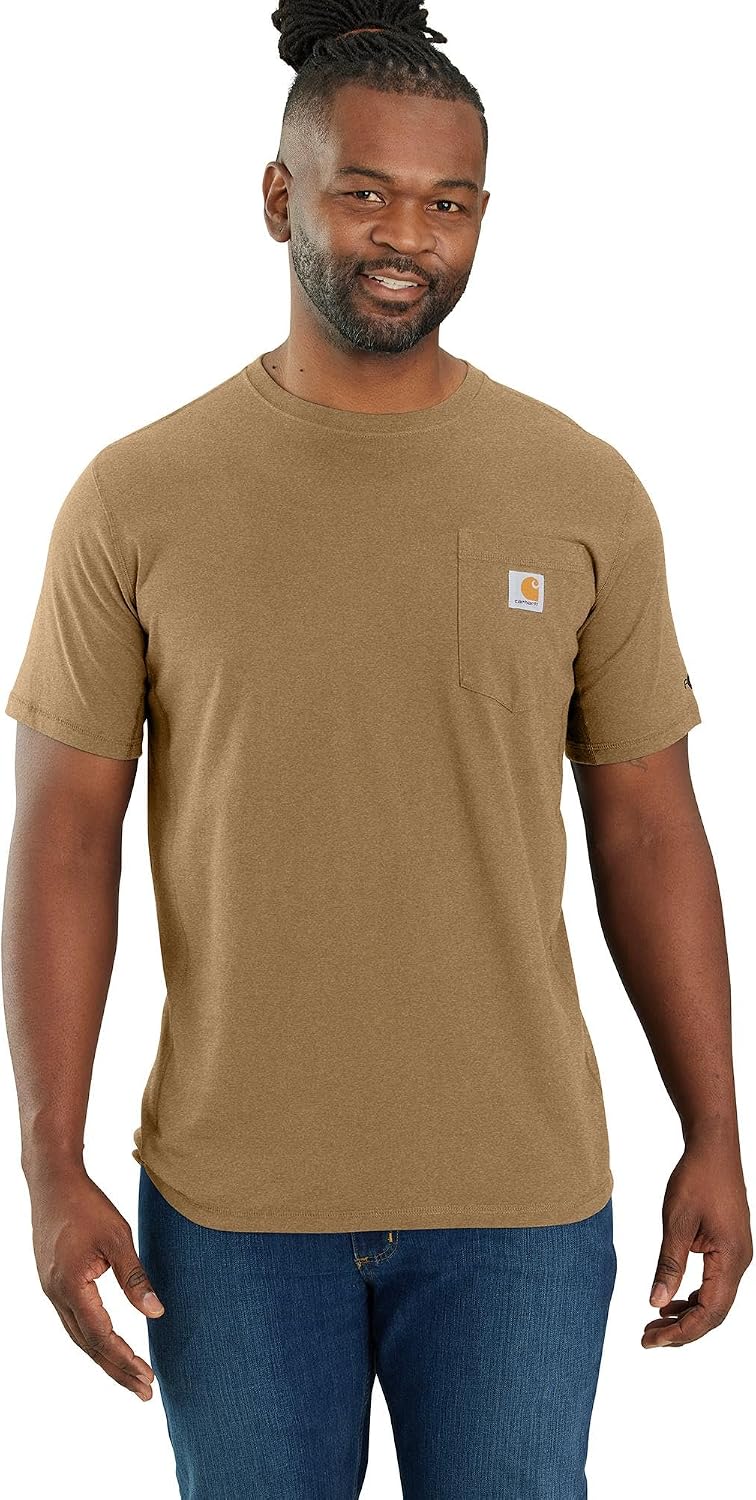 Carhartt Men's Force Relaxed Fit Midweight Short-Sleeve Pocket T-Shirt