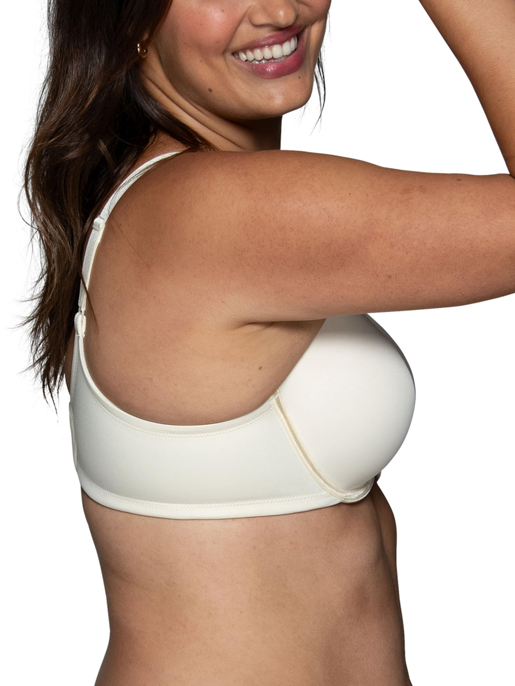 Vanity Fair Women's Full Figure Beauty Back Smoothing Bra, 4 Way Stretch Fabric, Lightly Lined Cups up to H