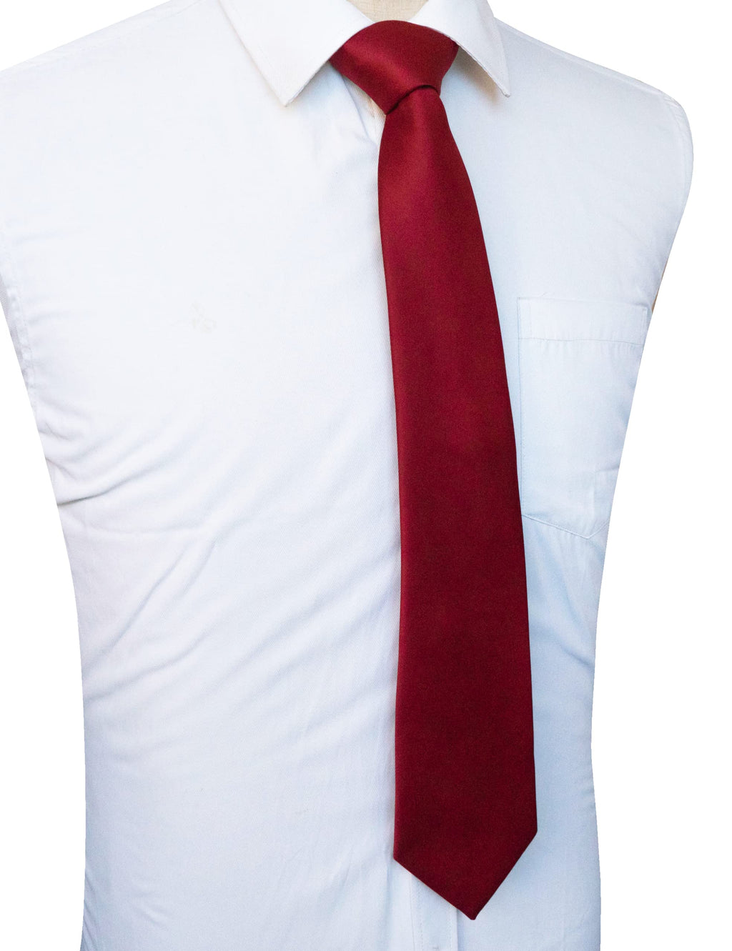 JEMYGINS Solid Color Tie Mens Necktie for Business and Wedding