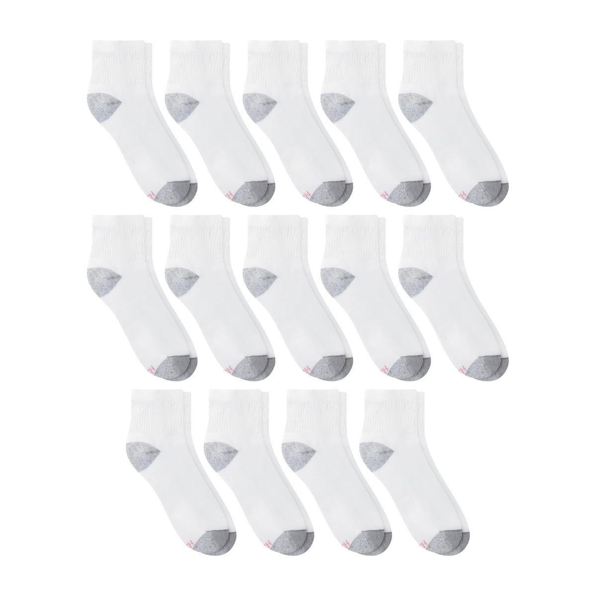Hanes Women's Crew, Ankle, and No-Show Moisture-Wicking Cushioned Athletic Socks (14 Pack)