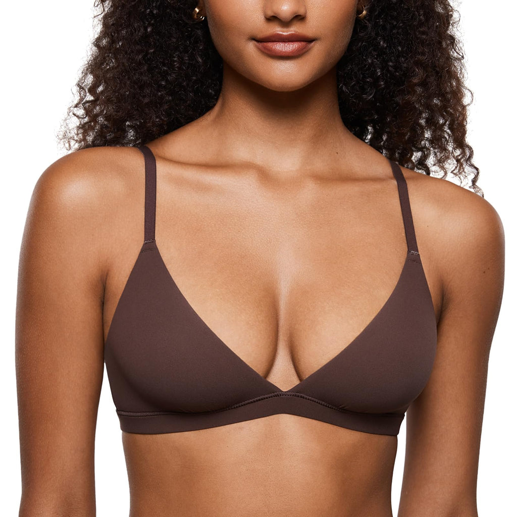 INLYRIC Women's Unlined Triangle Bralette