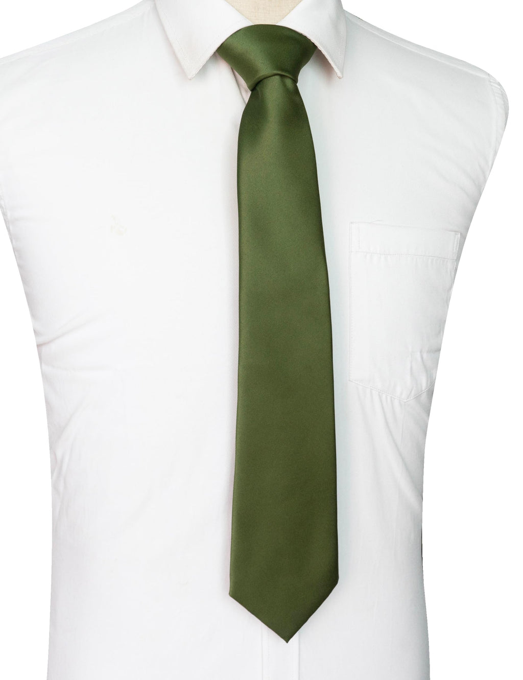 JEMYGINS Solid Color Tie Mens Necktie for Business and Wedding