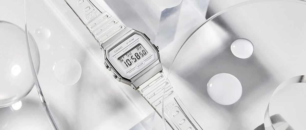Casio F91W Series | Digital Watch | Water Resistant | LED Light | 1/100 SEC Stopwatch | Regular Time Keeping (HR, Min, SEC, PM, Date, Day) | Daily Alarm | Lightweight | 7 Year Battery