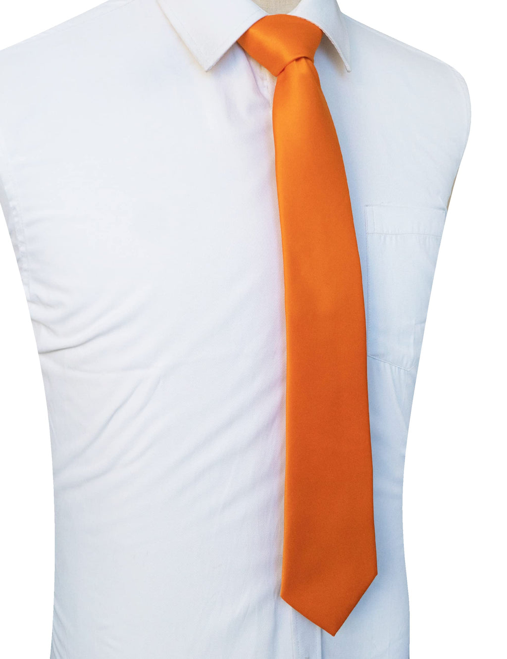 JEMYGINS Solid Color Tie Mens Necktie for Business and Wedding