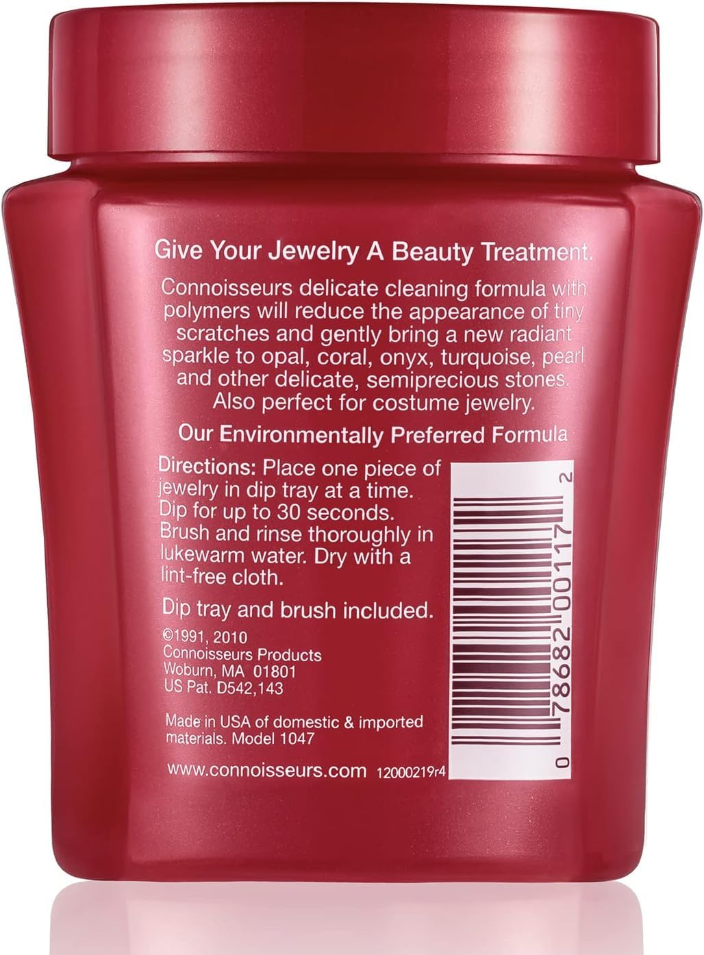 CONNOISSEURS Premium Edition Jewelry Cleaner, Value Size 9.6oz - Pick from Fine, Silver or Delicate Jewelry Cleaner