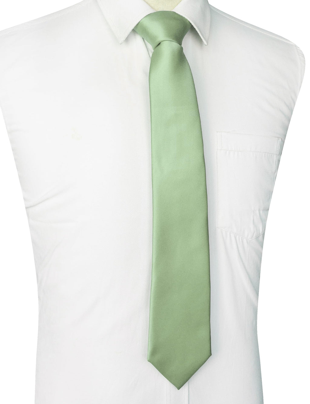 JEMYGINS Solid Color Tie Mens Necktie for Business and Wedding
