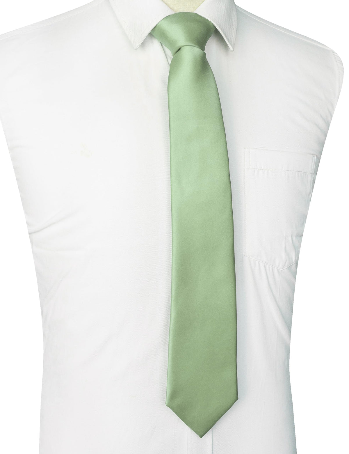 JEMYGINS Solid Color Tie Mens Necktie for Business and Wedding