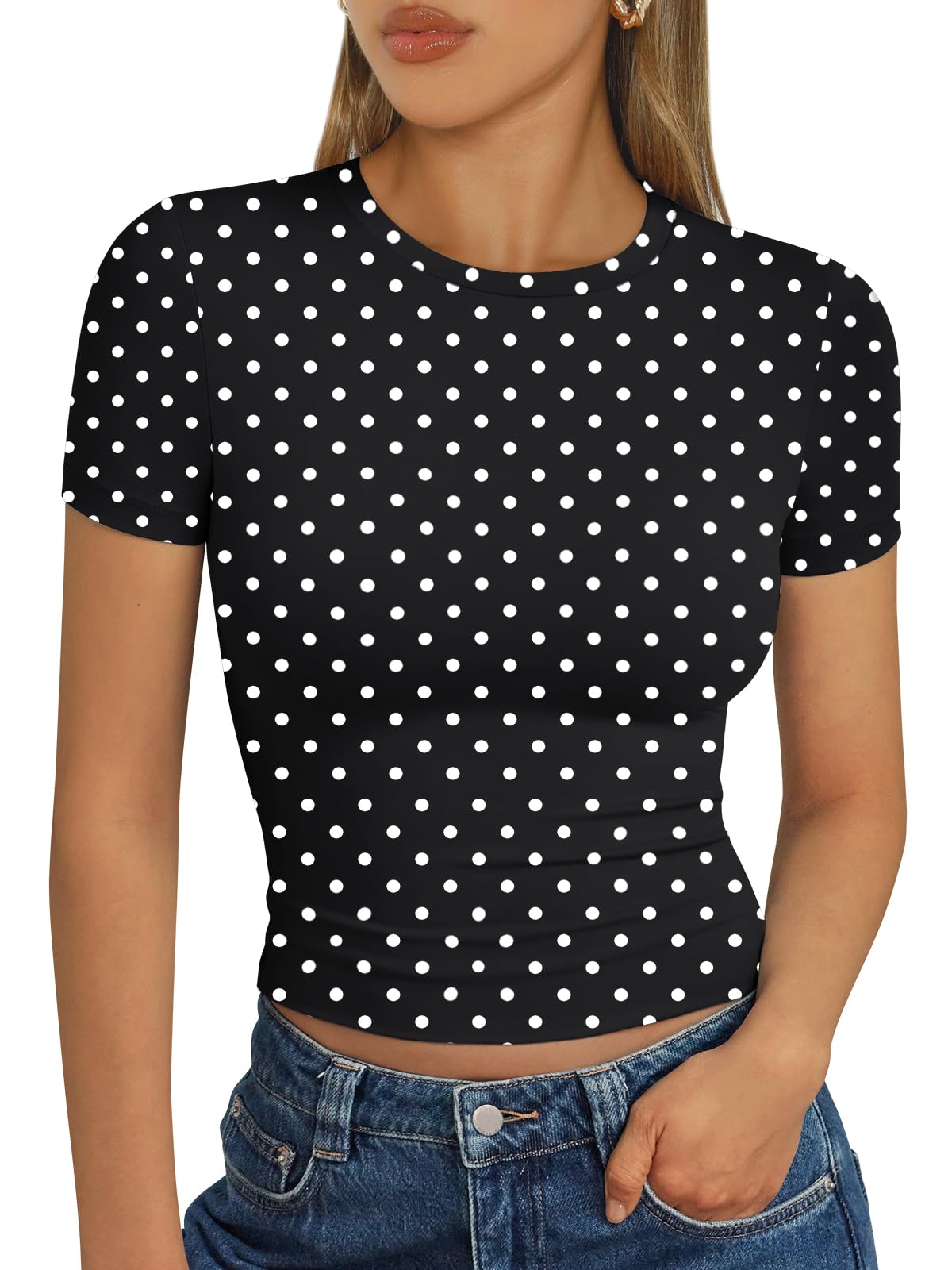 Trendy Queen Womens Short Sleeve T Shirt Basic Summer Top